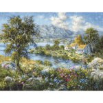 (image for) Gold Collection Enchanted Cottage (25 Count Canvas)
